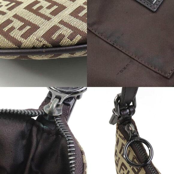 FENDI Brown Leather Shoulder Bag - Picture 3 of 5